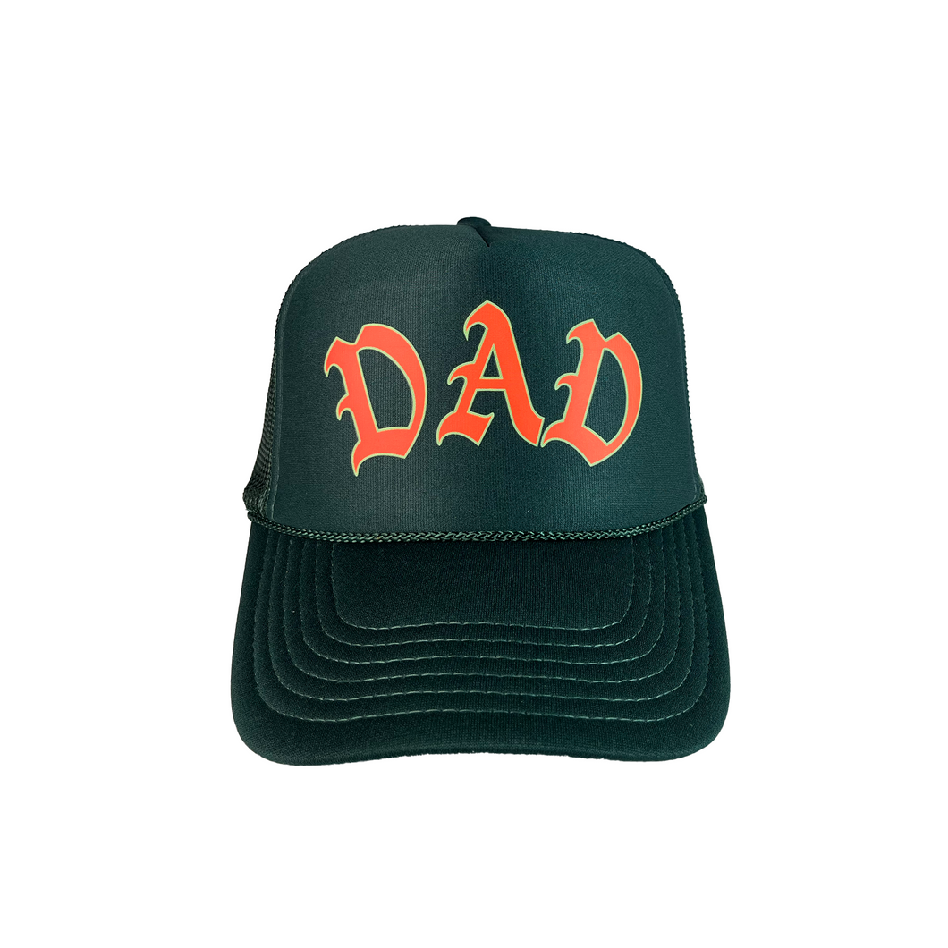 The Dad Coast Trucker Green