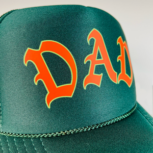 The Dad Coast Trucker Green